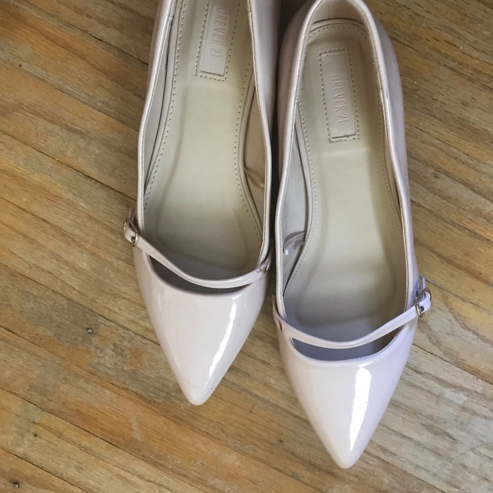 Pastel pink gently used shoes